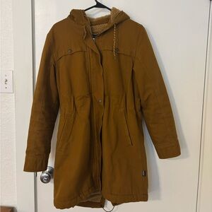 Patagonia Tan Hooded Utility Jacket